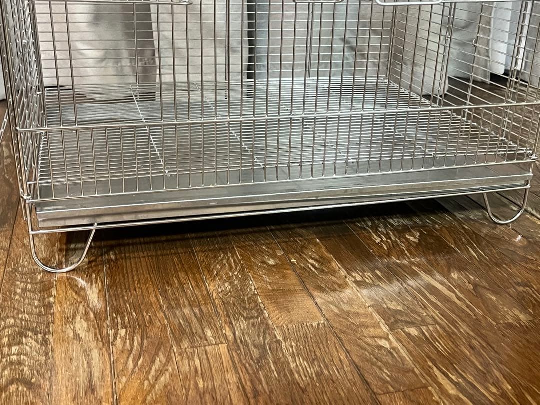【新品未使用】オールステンレス製 大型ケージ　送料無料！お買い得価格