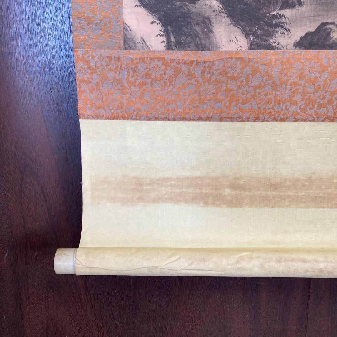 掛け軸 掛軸 水墨画 日本画 山水画 骨董品 古美術 古道具 アンティーク