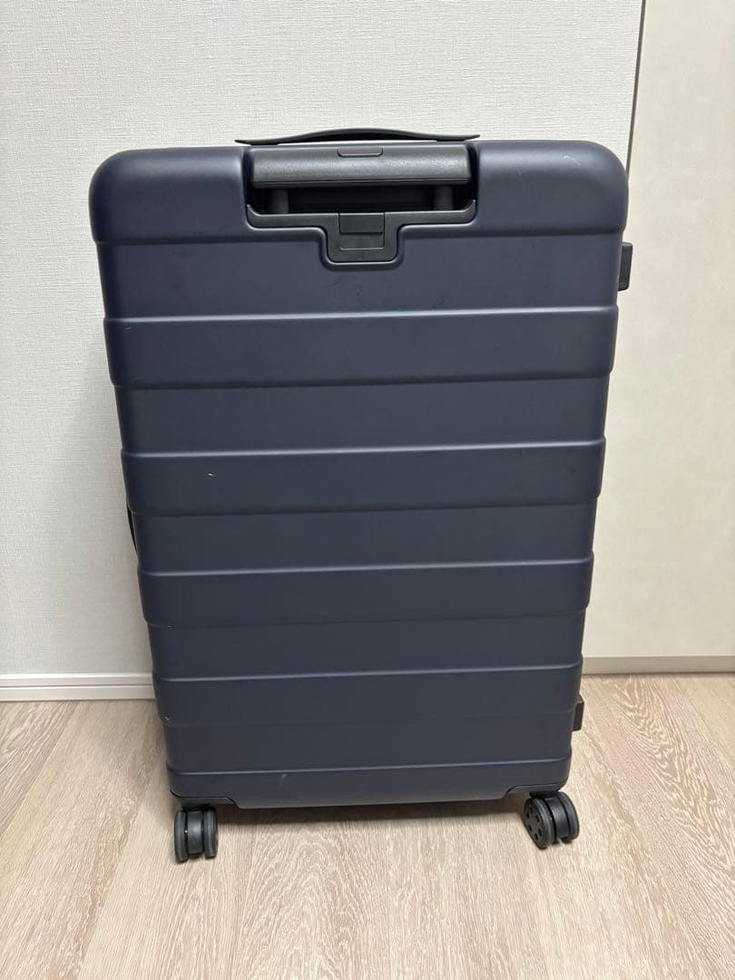 【一度のみ使用】無印良品スーツケース　105L ネイビー