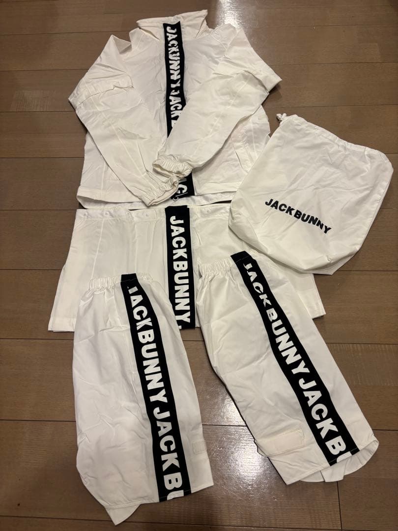ジャックバニー　レインウェア 収納袋,レッグカバー付 2WAY サイズ0