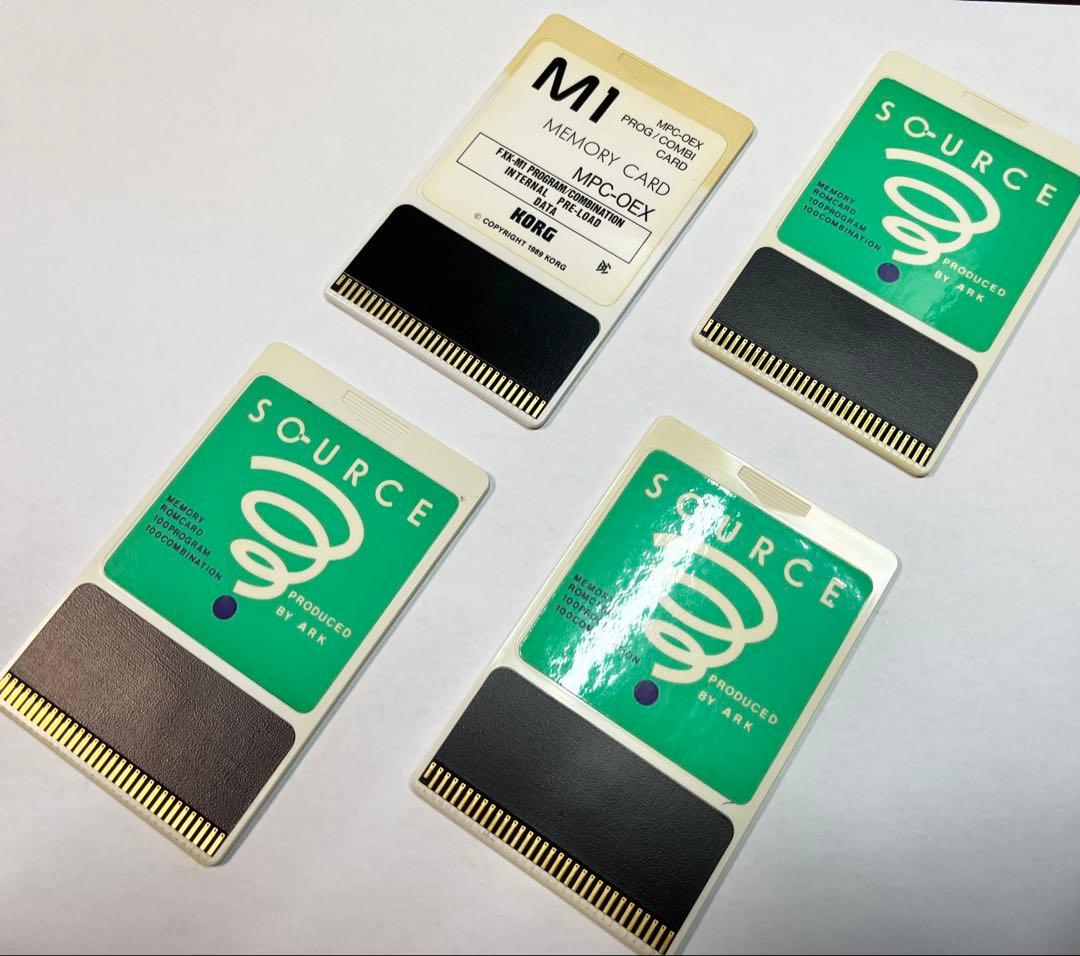 KORG M1用メモリーカードセット　４枚