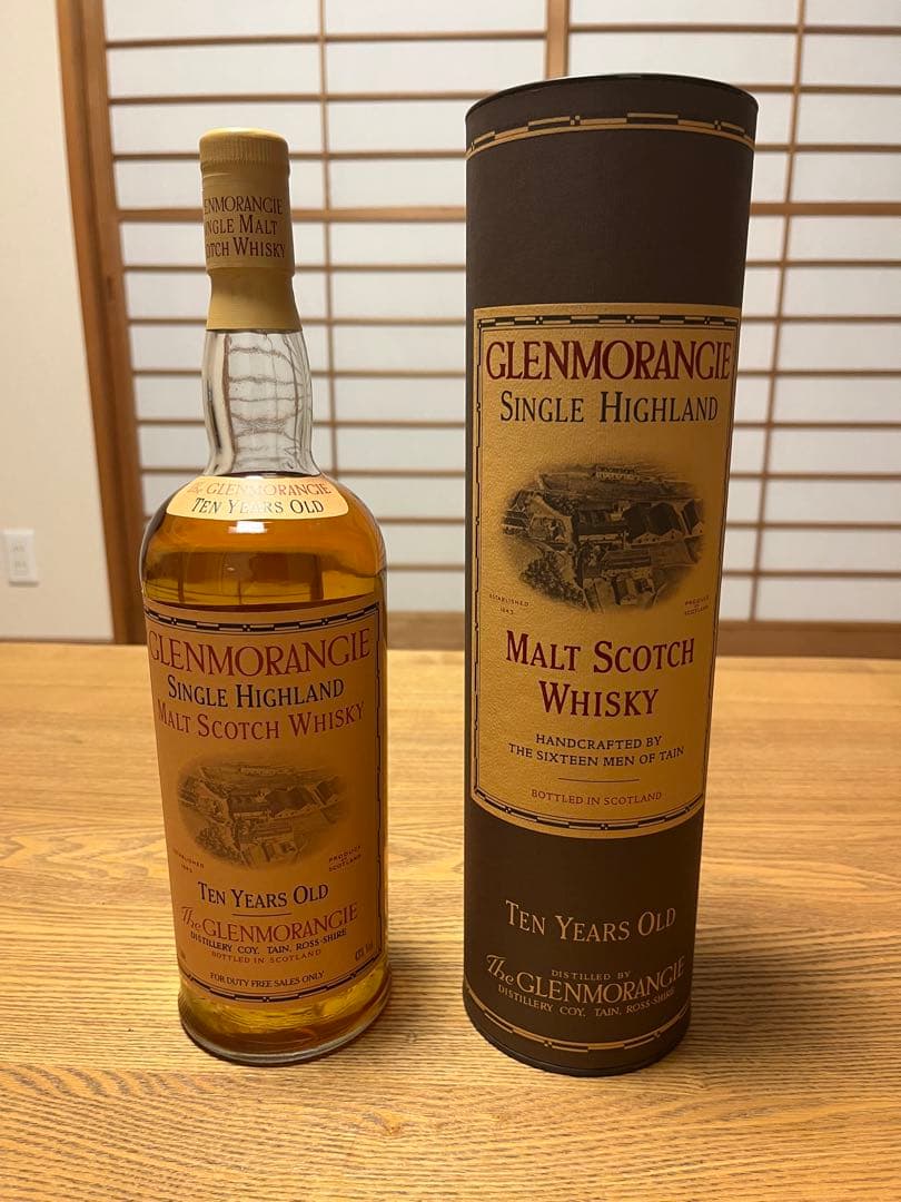 グレンモーレンジ10年 オールドボトル