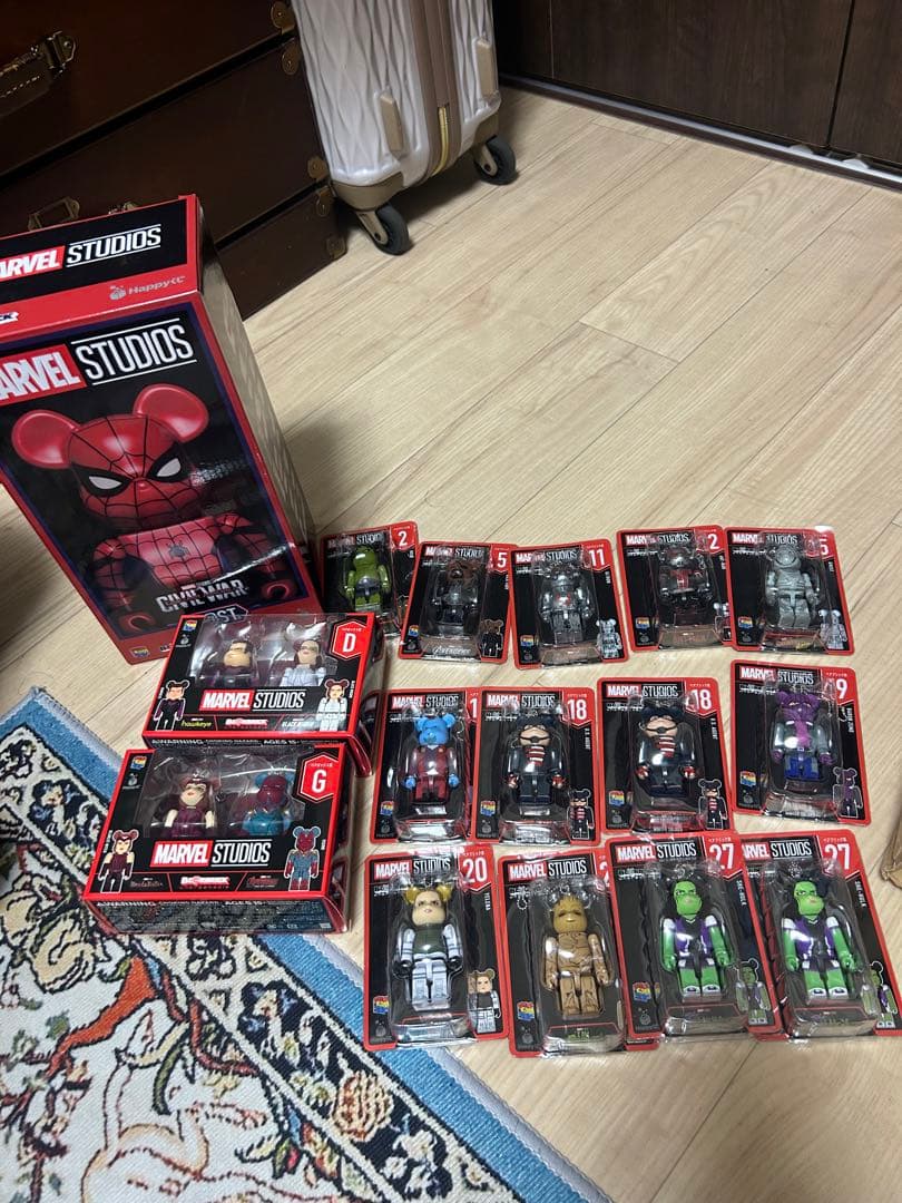 MARVEL STUDIOS /Happyくじ マーベル「BE@RBRICK」
