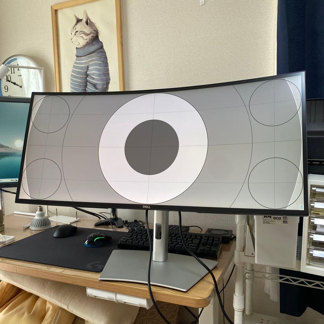 Dell U3421WE 曲面ウルトラワイドモニター 美品