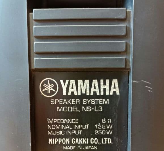 名機 YAMAHA NS-L3 フルレンジ ダブルウーハー 高能率 日本製 ペア