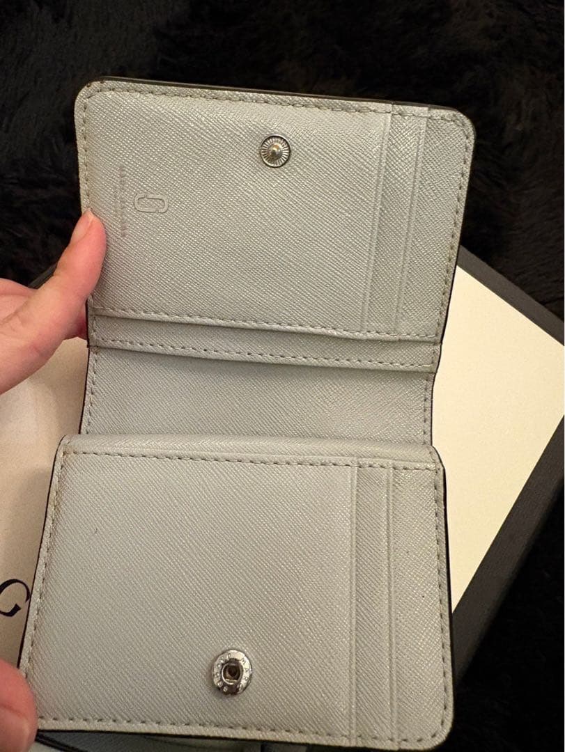 先着❗️【美品】マークジェイコブス 折り財布 オレンジ/グリーン