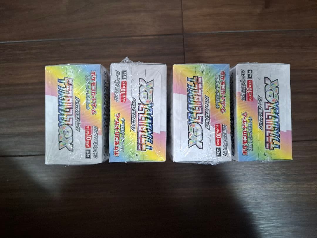 ポケモンカード　テラスタルフェスex 4BOXシュリンク付き新品未開封