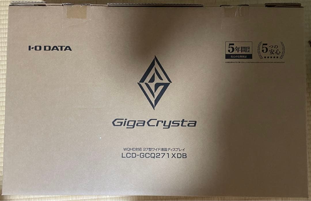 新品未開封　27インチ　液晶ディスプレイ　PCモニター　Giga Crysta