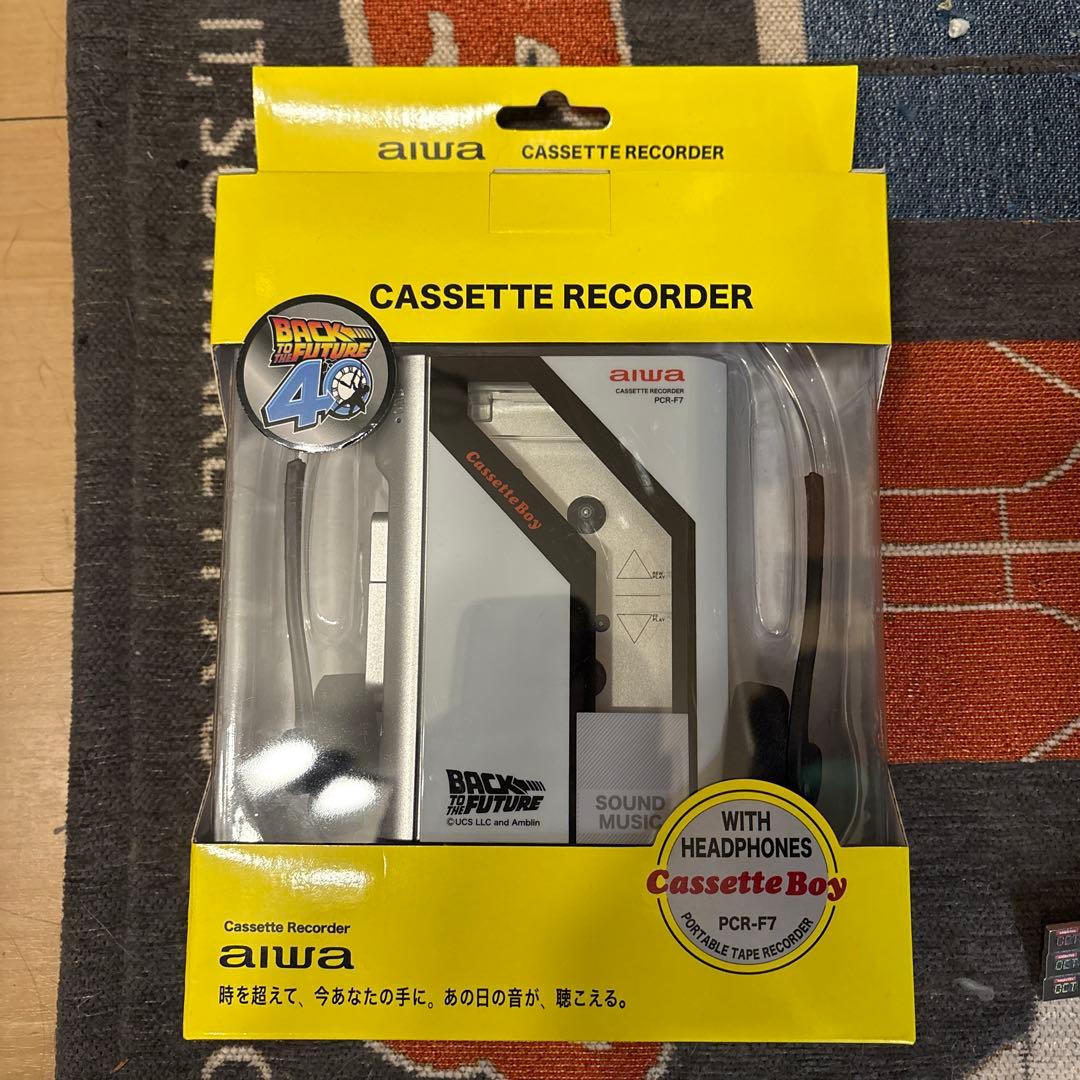 aiwa カセットレコーダー バック・トゥ・ザ・フューチャー　ドンキ