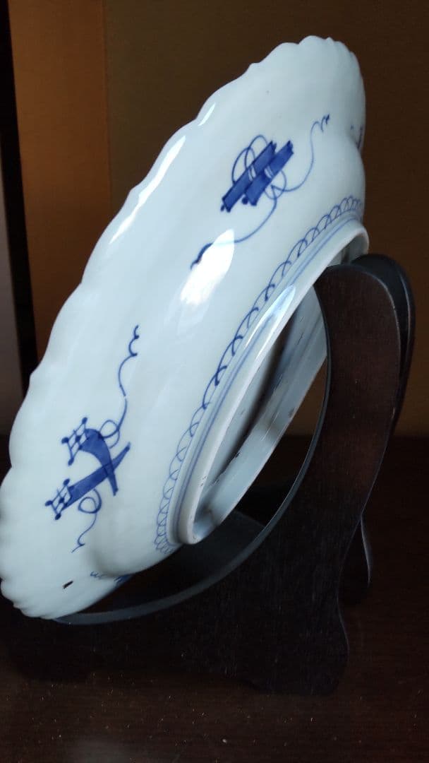 染付大皿　骨董