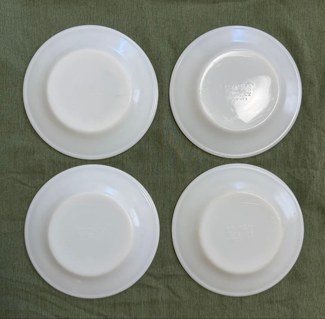 米軍 実物 PYREX デザートプレート4枚 USN②