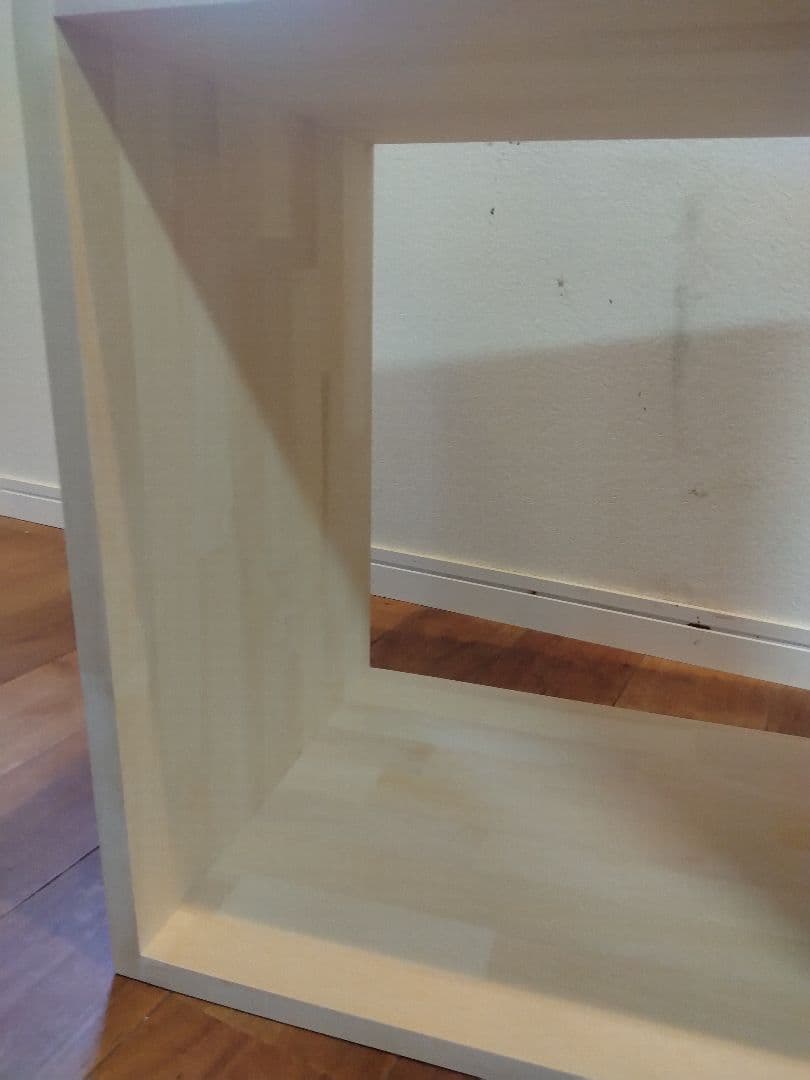 木製　ハンドメイド　オーダー　ロの字　シェルフ　棚　ラック　サイズテーブル