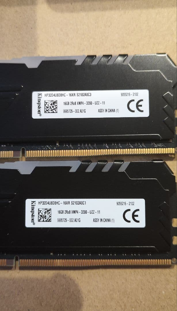 o*6様 Kingston DDR4-3200 32GB (16GB×2枚) R