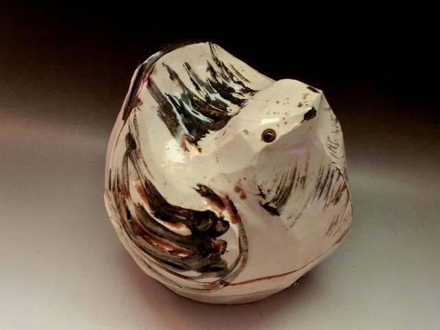 喰籠■蓋物 雀 祥随 蓋置器 共箱鳥 菓子器 置物 古美術 時代物 骨董品■