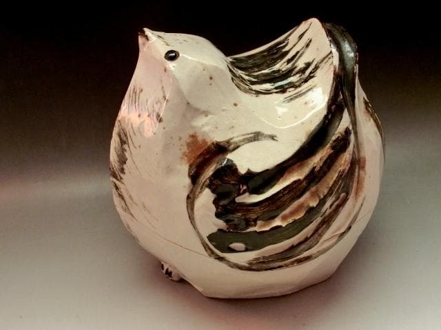 喰籠■蓋物 雀 祥随 蓋置器 共箱鳥 菓子器 置物 古美術 時代物 骨董品■