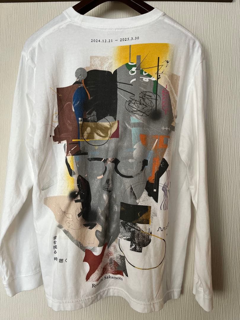 坂本龍一 音を視る時を聴く 長袖Tシャツ（ロンT）Lサイズ