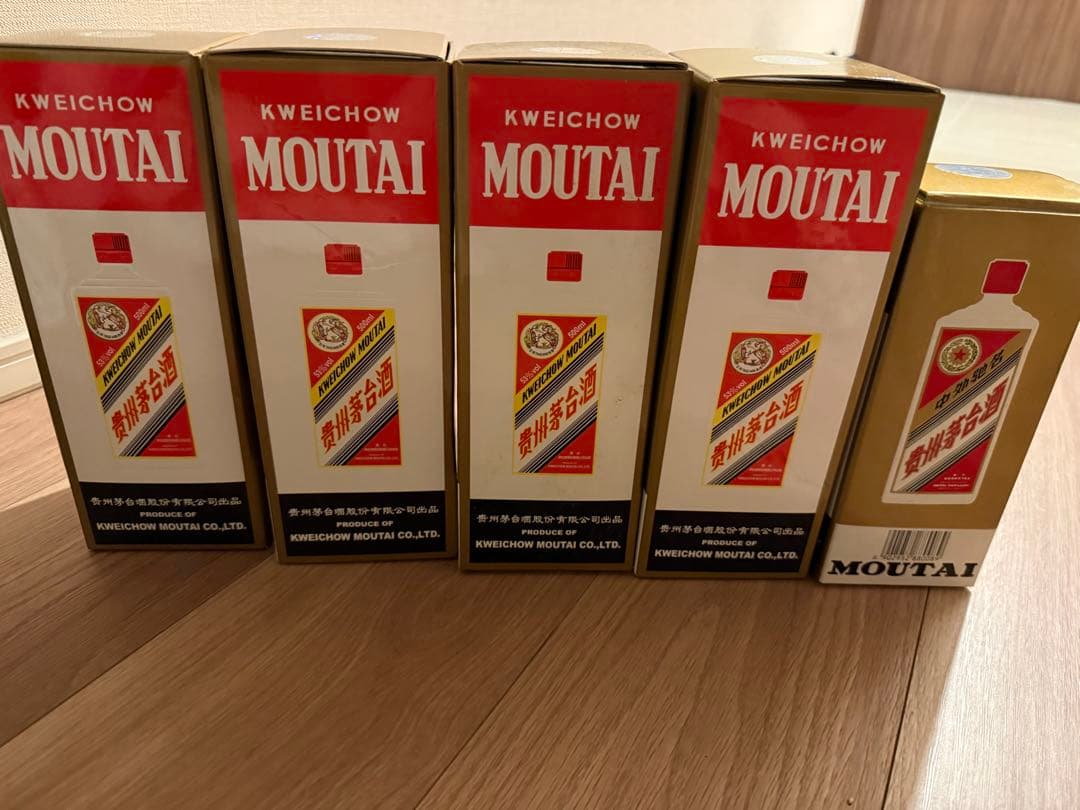 Kweichow Moutai 白酒 500ml 5本セット