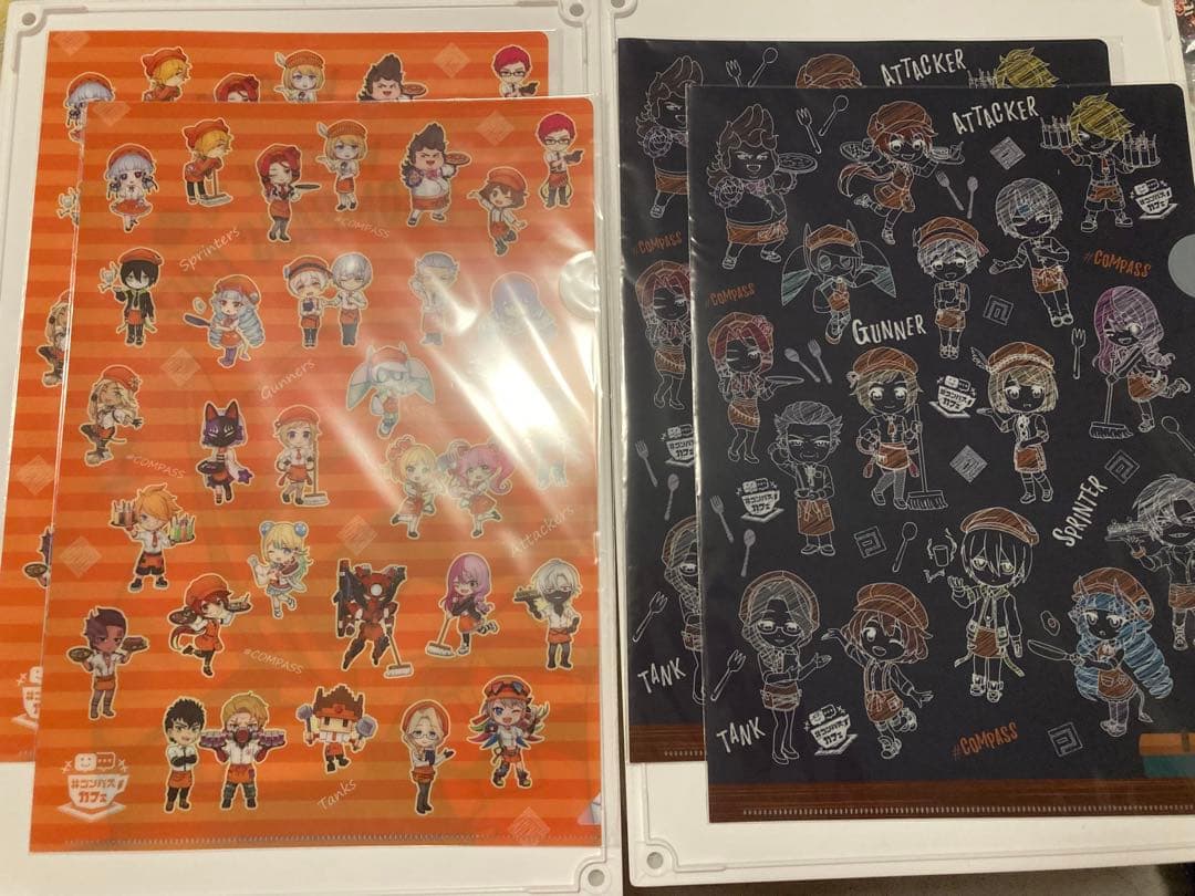 コンパス　クリアファイル