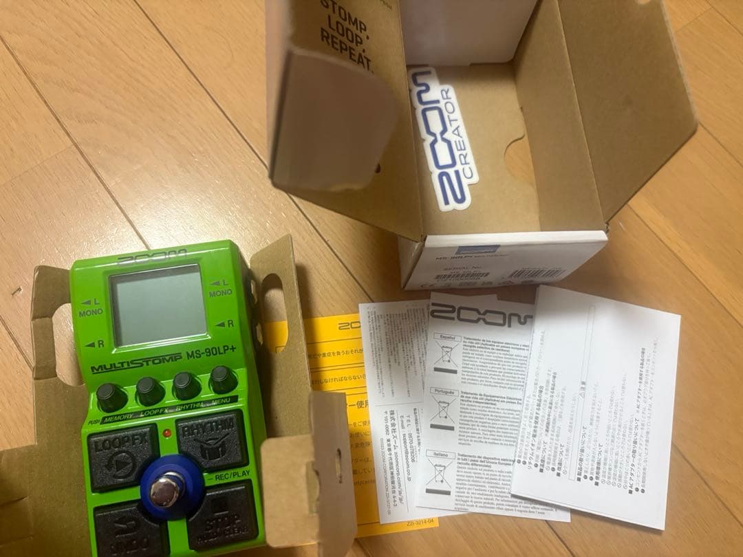 ZOOM MS-90LP+ ルーパー エフェクター ギター ベース用
