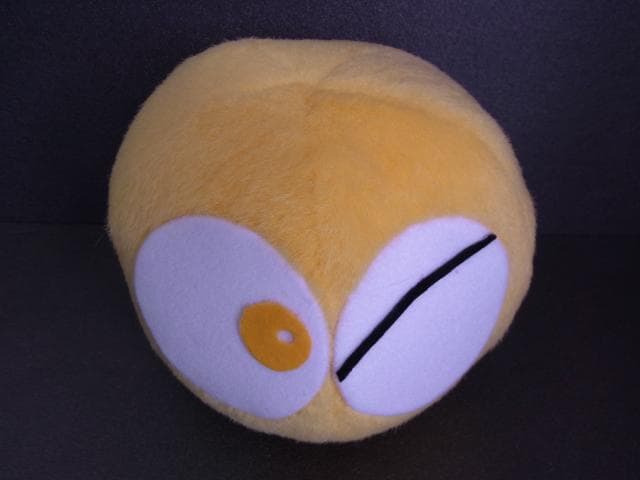 当時物　黄ぷよ　ぷよぷよ　元祖ぷよまん本舗　ぬいぐるみ　コンパイル　1995年