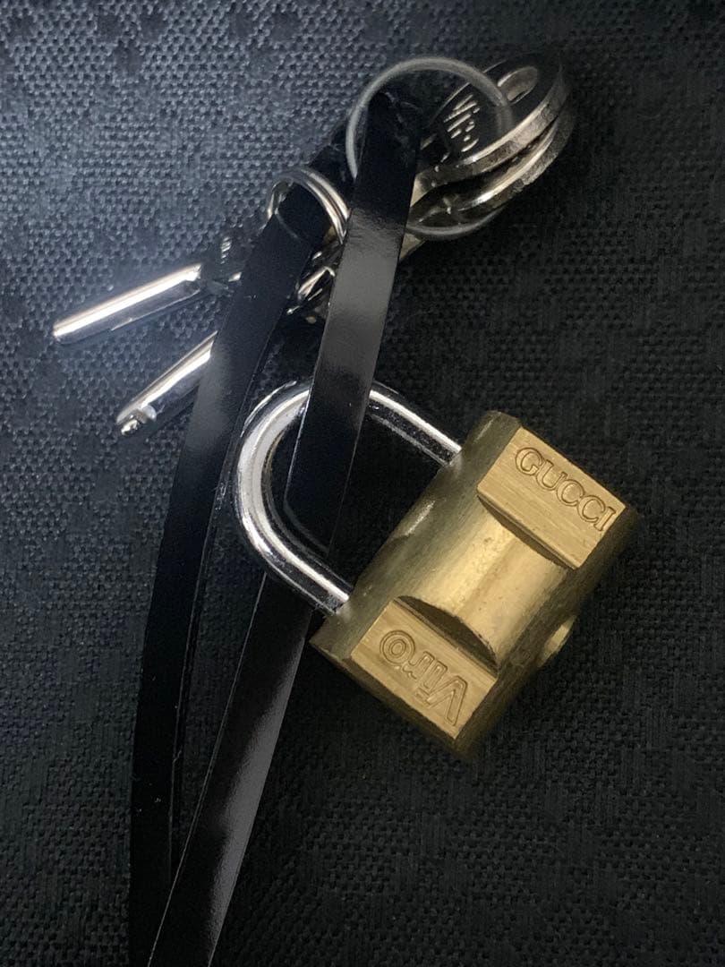 激レア‼️GUCCI エナメル　トランクケース　ボストン　鍵付き