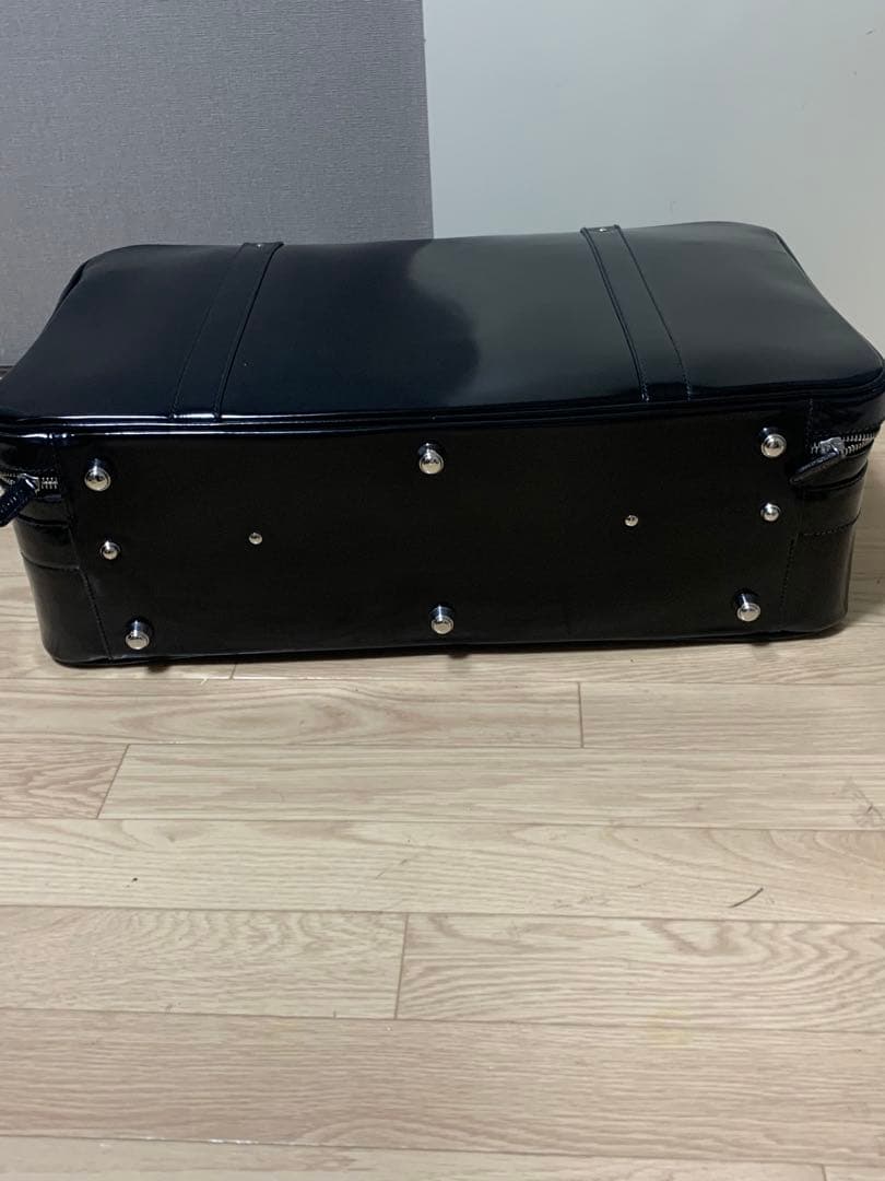 激レア‼️GUCCI エナメル　トランクケース　ボストン　鍵付き