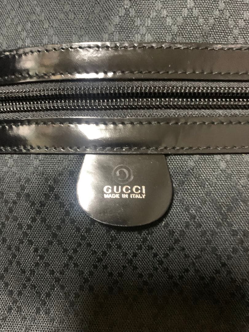 激レア‼️GUCCI エナメル　トランクケース　ボストン　鍵付き