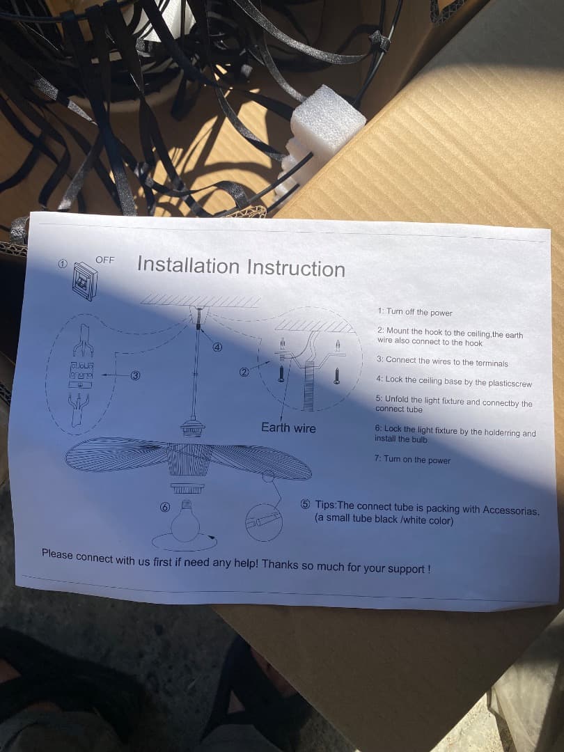 新品未使用 ハンギングランプヴィンテージ　ペンダントライト