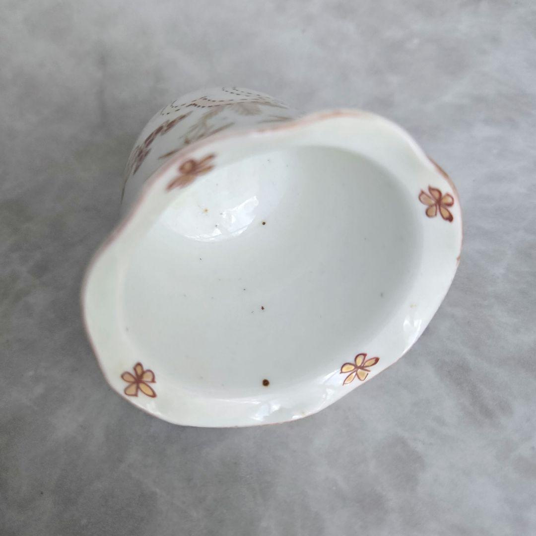 古伊万里　金彩　赤絵　白磁　向付　江戸時代　骨董　金継ぎ　アンティーク