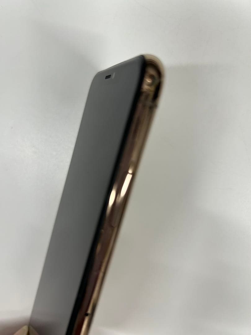 iPhone XS Max 64GB ゴールド 最大容量100% 強化ガラス付き