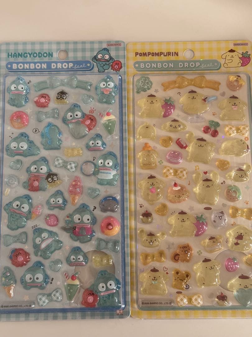 【国内正規品】ボンボンドロップシール サンリオ 第2弾 4種類set