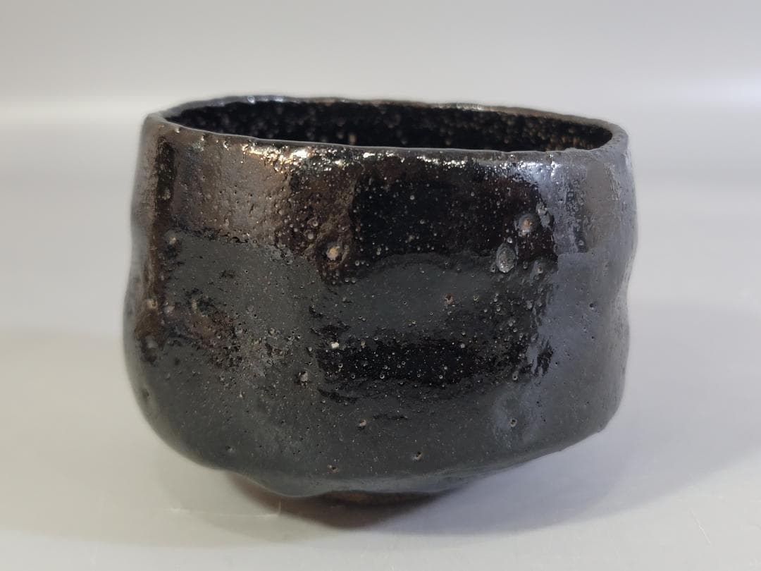 茶道具　黒楽茶碗 美品　 楽茶碗　抹茶碗 DT766