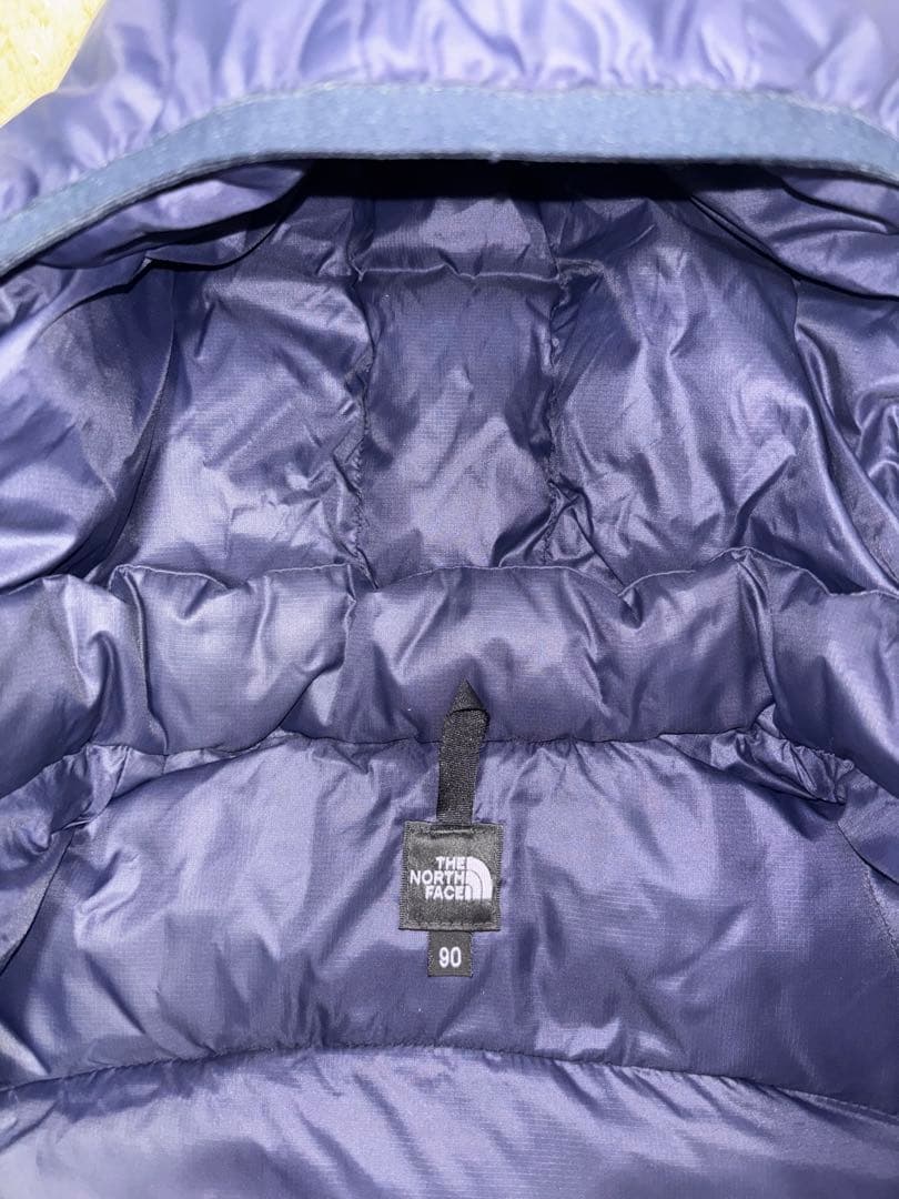 THE NORTH FACE フード付きダウンジャケット ネイビー