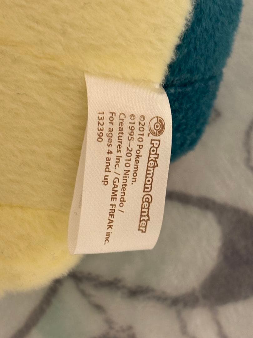 希少　ポケドール　海外タグ　ヒノアラシ　2010年製　ポケモンセンター