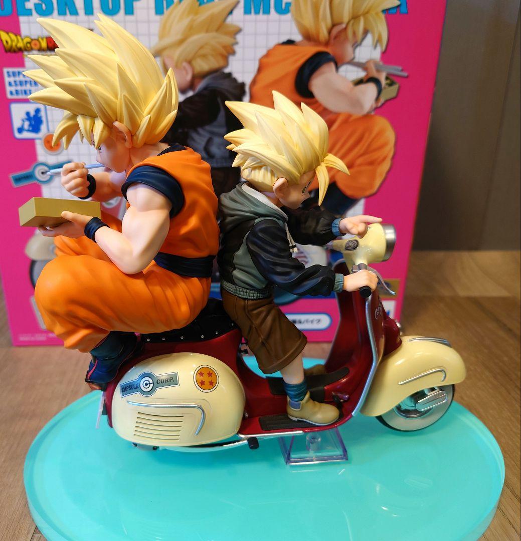 デスクトップリアルマッコイEX ドラゴンボールZ孫悟空＆孫悟飯＆バイク
