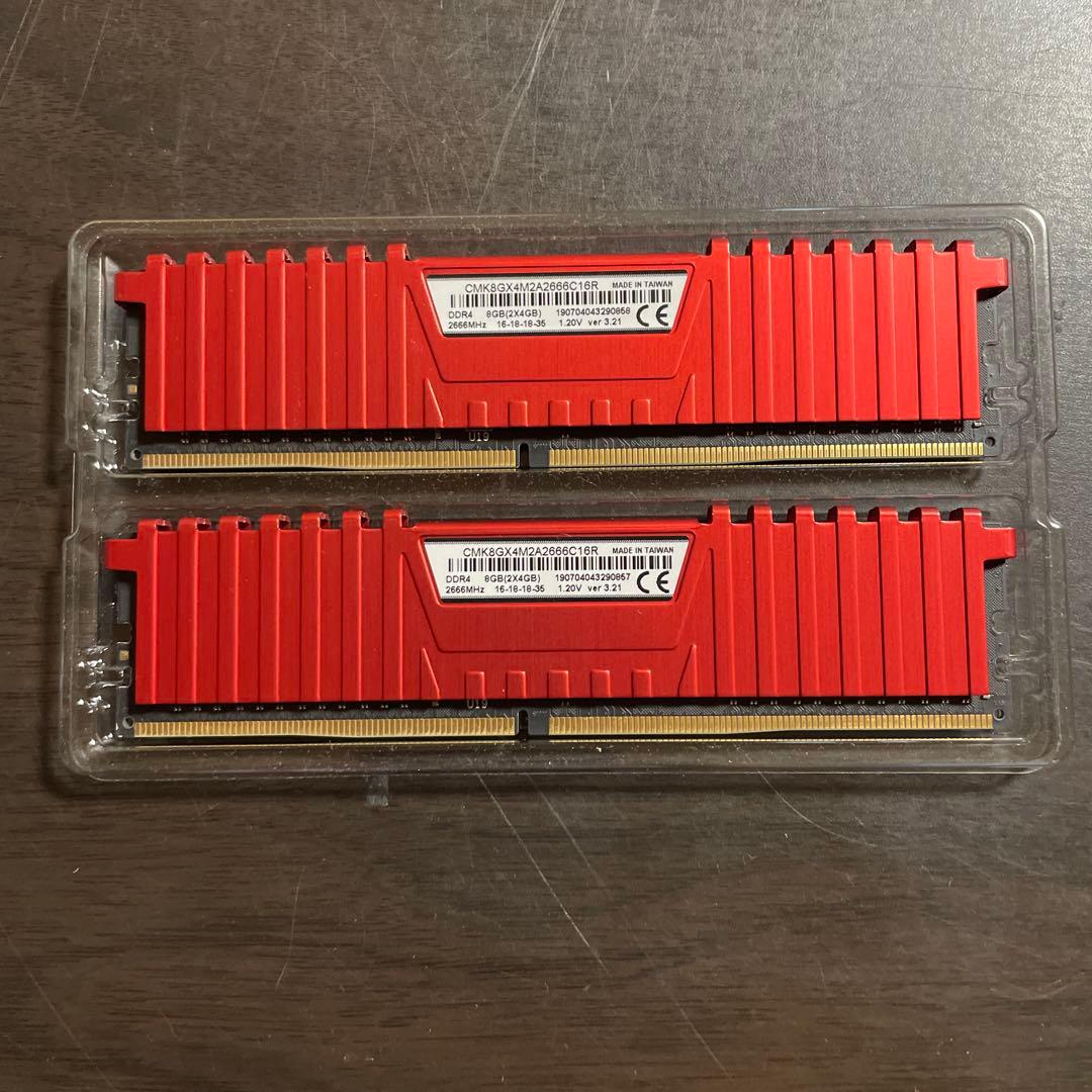 CORSAIR VENGEANCE LPX DDR4 8GB (4GB×2)
