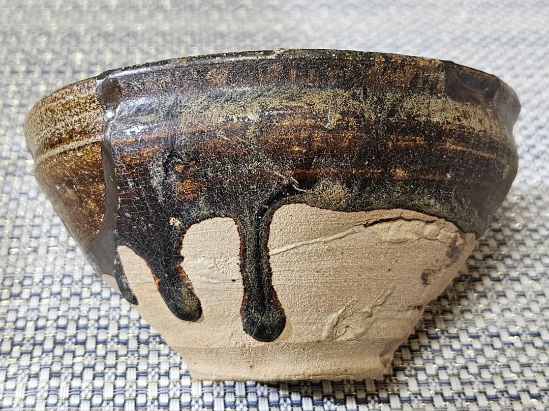 桃山時代　古唐津　川古窯　呼び継ぎ茶碗　古陶磁器　陶片　残欠　桃山茶陶