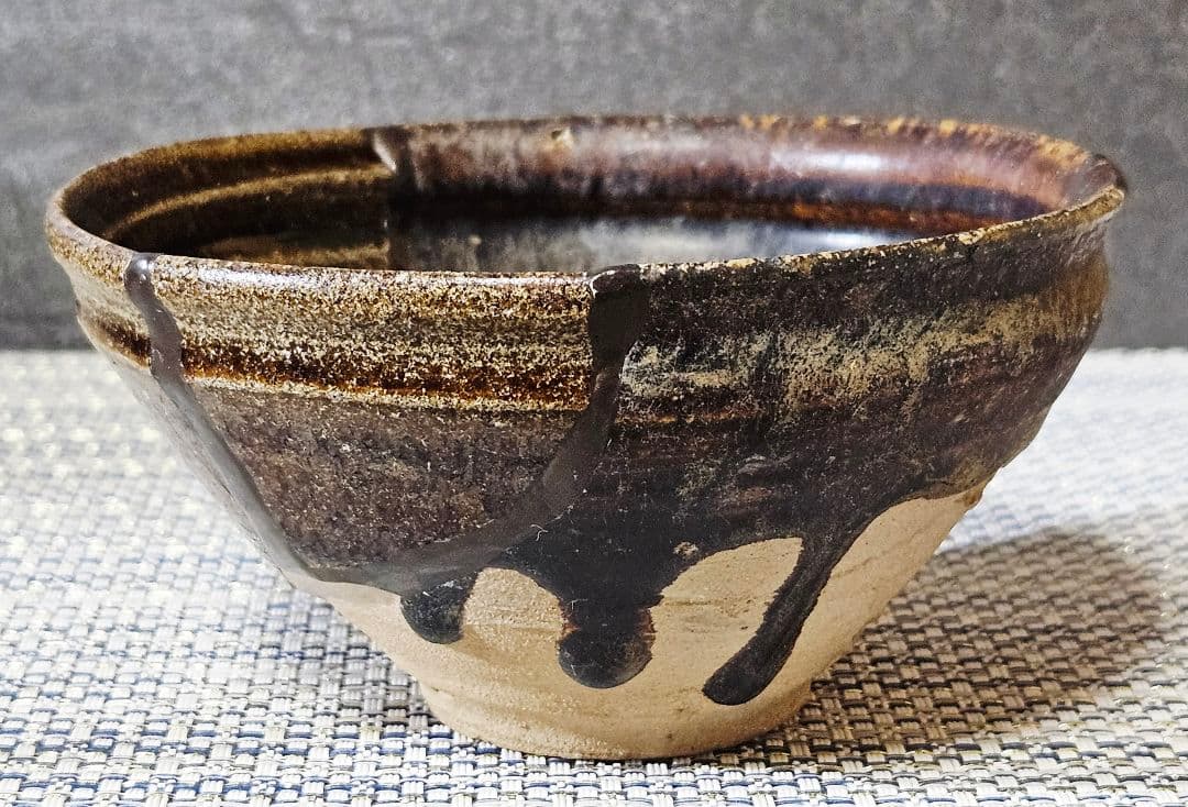 桃山時代　古唐津　川古窯　呼び継ぎ茶碗　古陶磁器　陶片　残欠　桃山茶陶