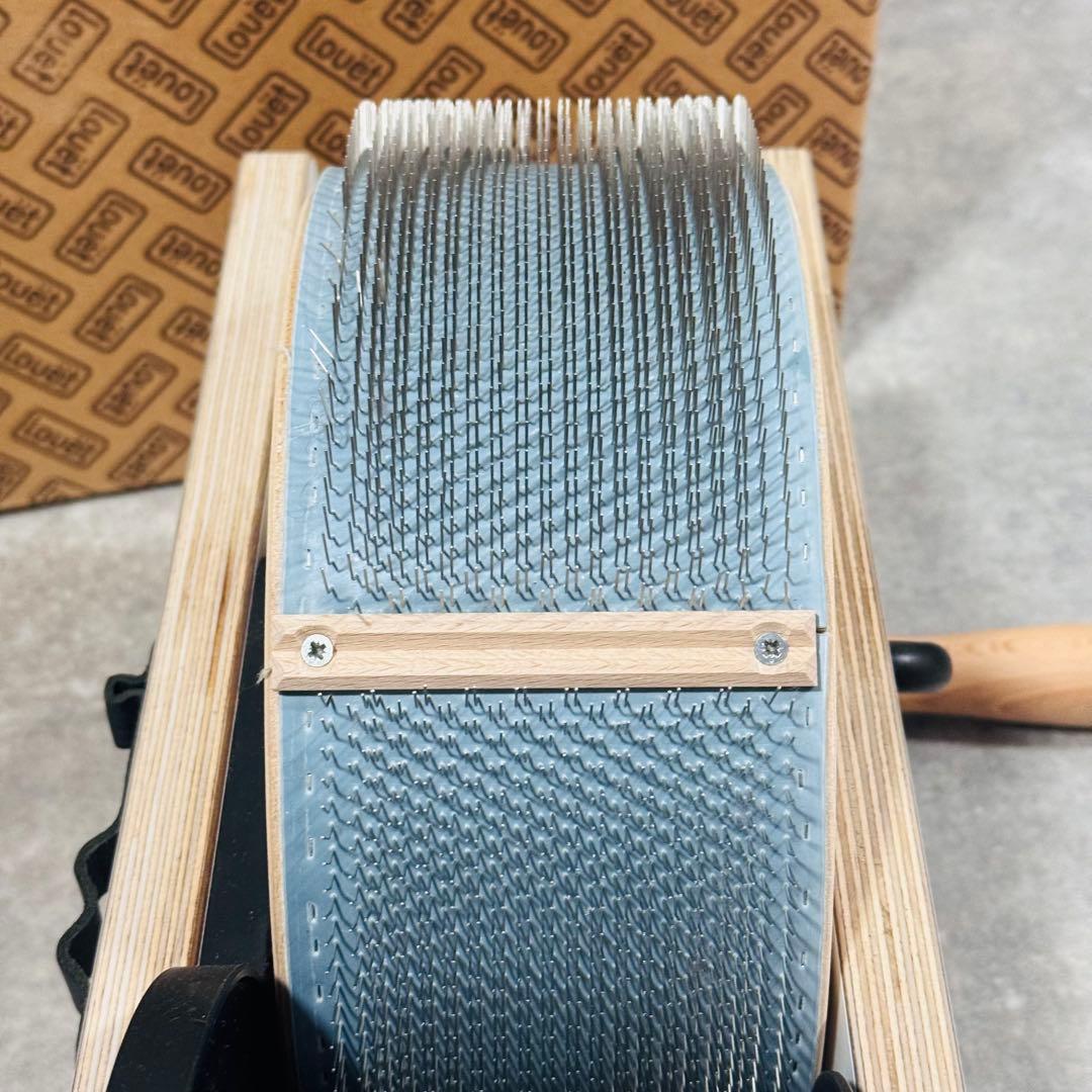 最終値下げ Louet ルエ社 ドラムカーダー 糸紡ぎ 手紡ぎ 羊毛 フェルト