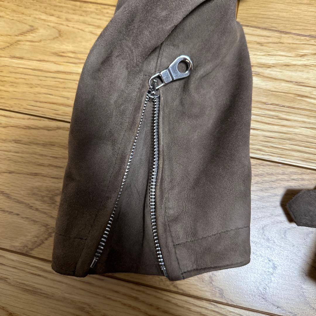 CINQUANTA チンクアンタ　ゴートスエード シングルライダース　46