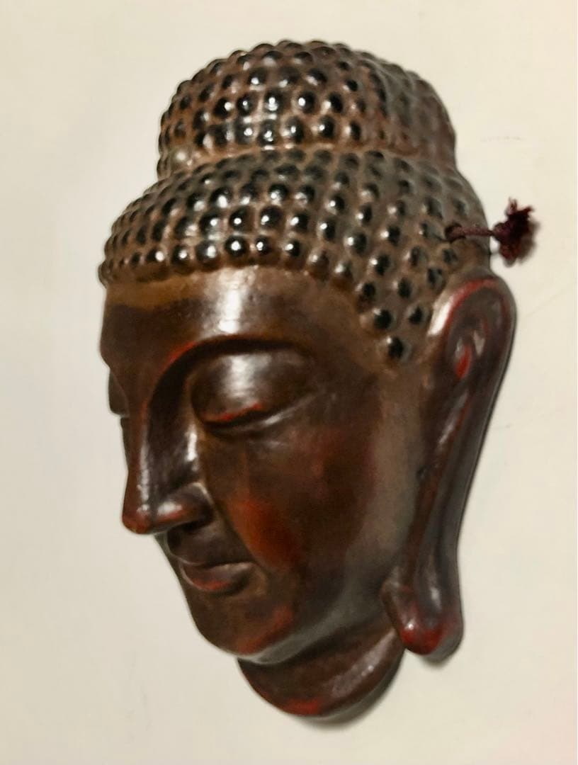 ⬛️ 巨大！⬛ 超 デカい！️ ⬛️ 稀少！⬛️ 仏像　大仏様の顔？⬛️ 後面に紐アリ！⬛️