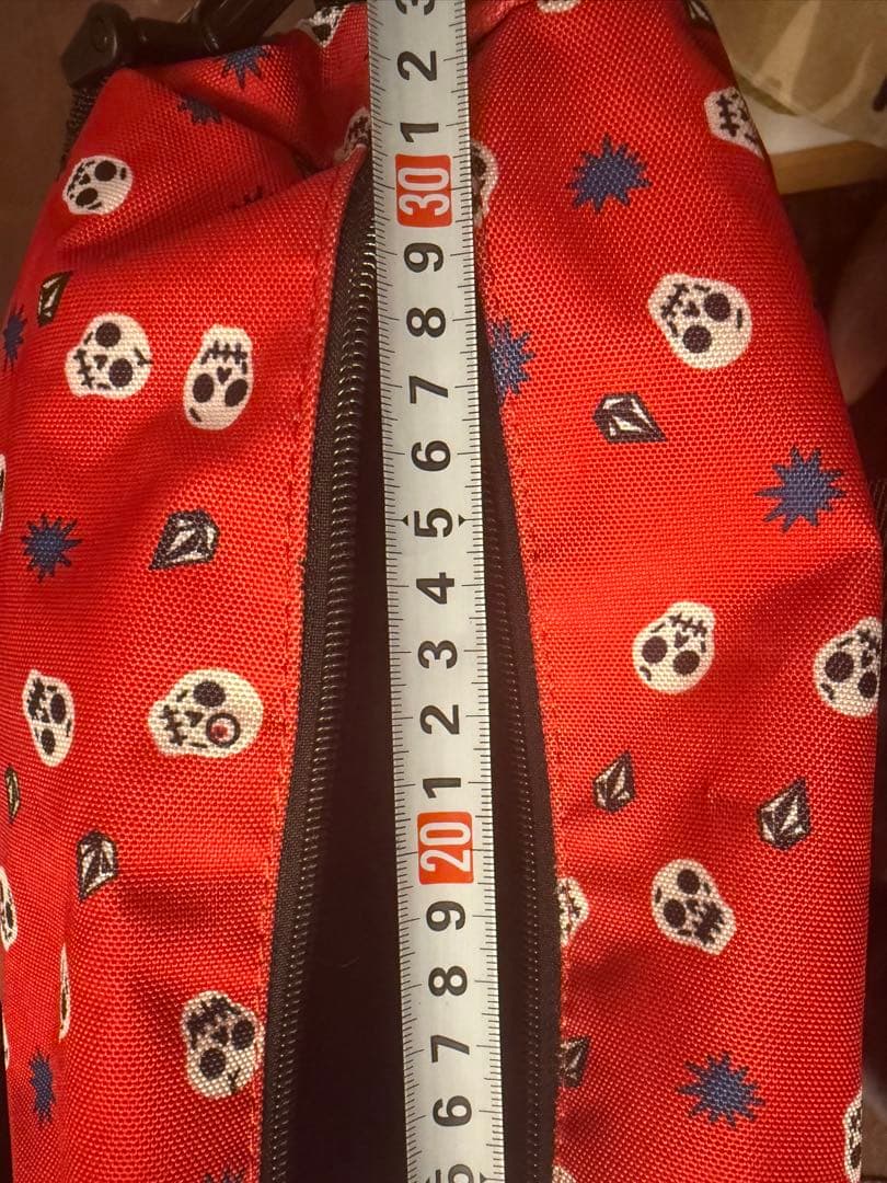 VOLCOM スカル柄 ボストンバッグ