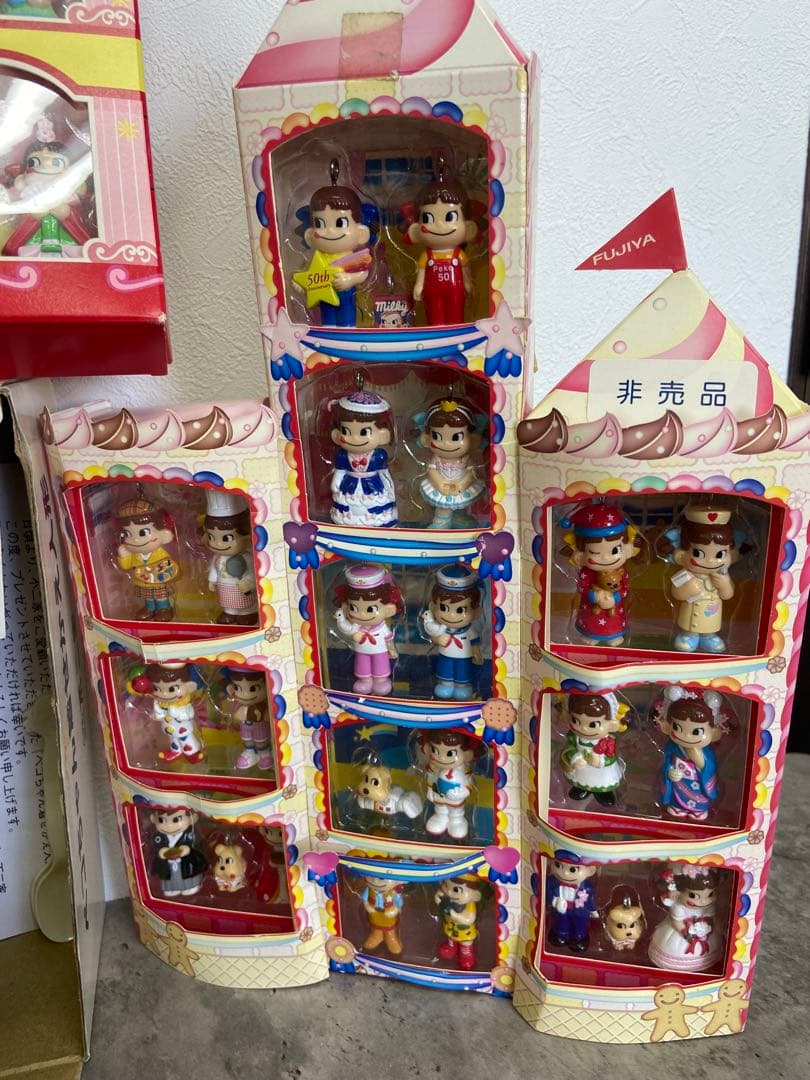＃不二家　ペコちゃん　記念非売品　人形　まとめ売り