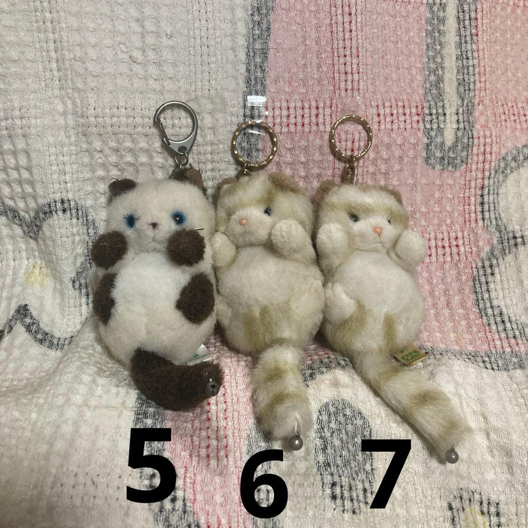 TAKENOKO joyful mates 猫　ぬいぐるみ＆マスコット　19こ