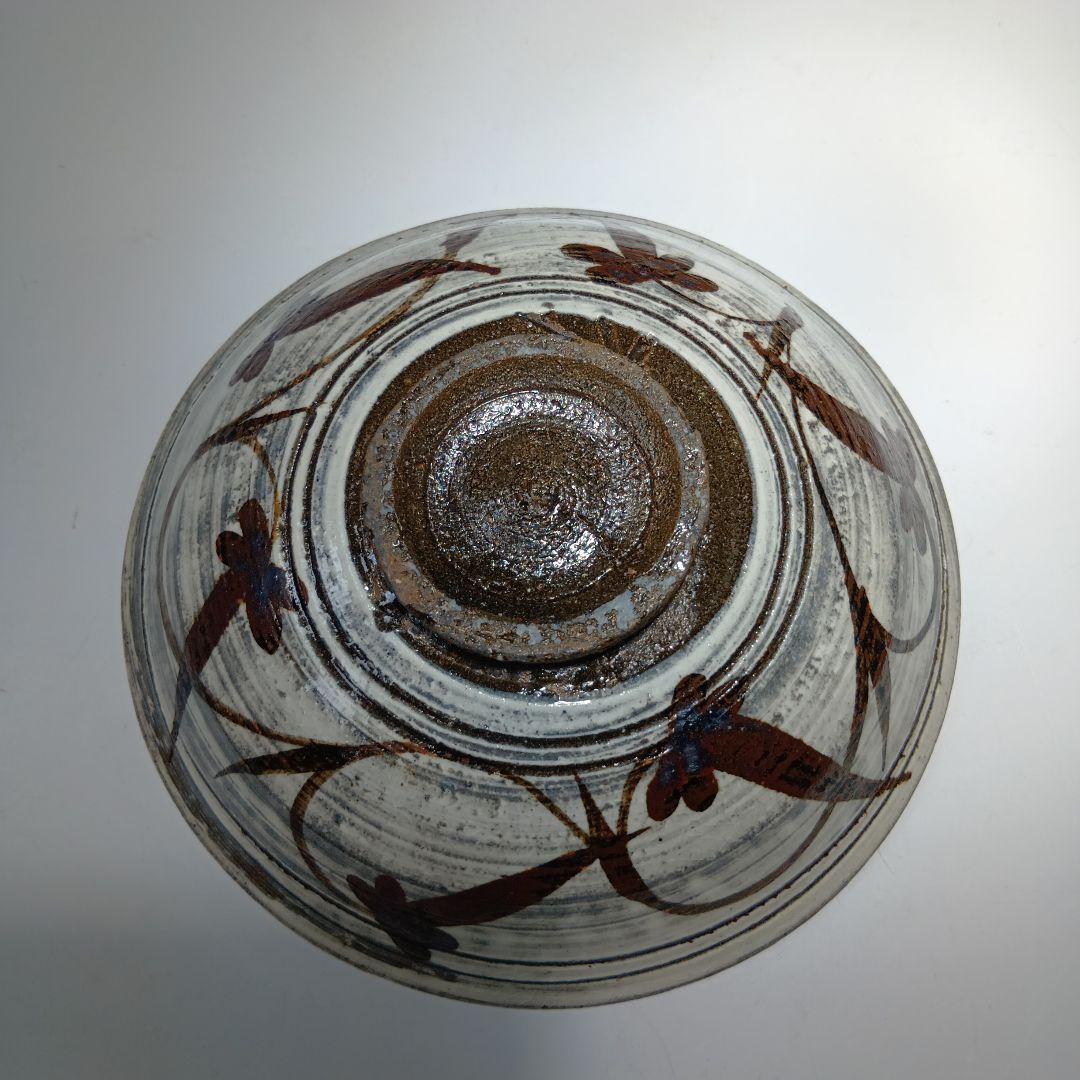 値下げ茶道具　13代太郎右衛門(本人)作　唐津　 絵刷毛目平茶碗　共箱　美品