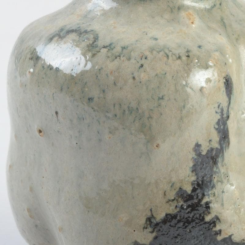 茶道具　元和年代作　古唐津　朝鮮唐津茶入　大徳寺　方谷浩明極め箱　V　9339