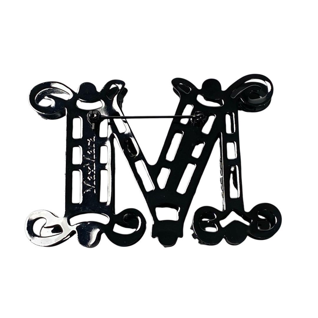 未使用 マックスマーラMaxMara Mロゴ ブローチ