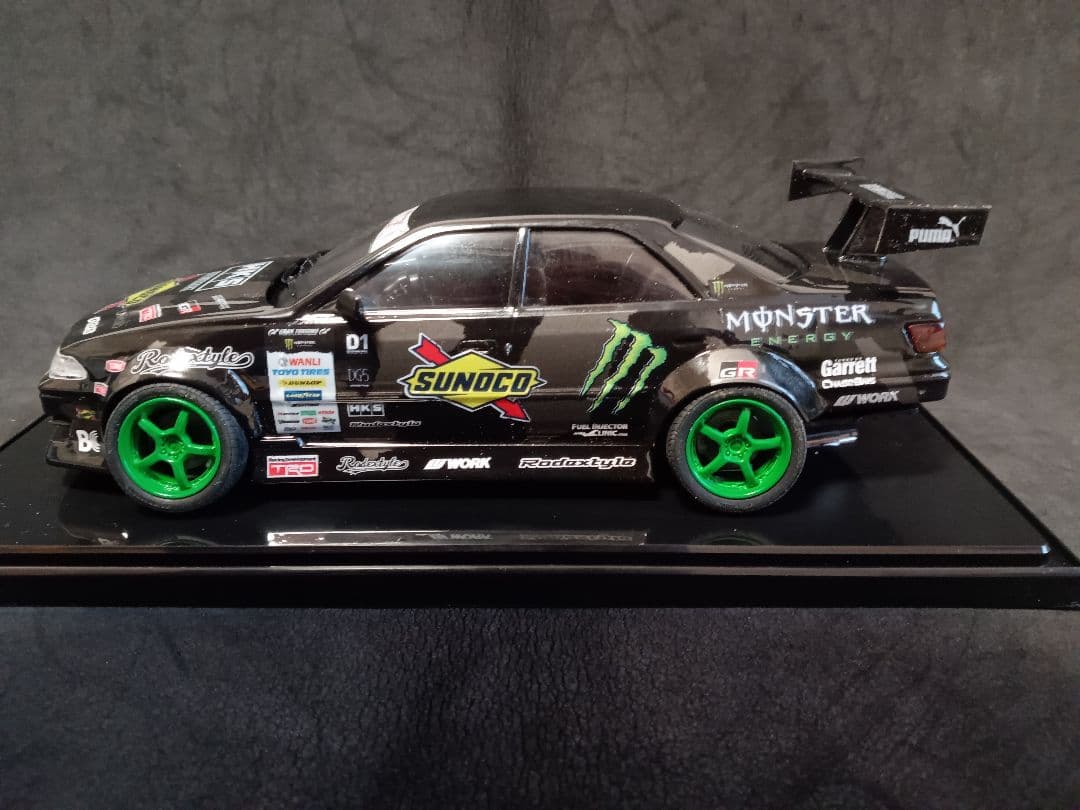 最終価格 1/24 JZX100 マークⅡ プラモデル 完成品 ケース付き
