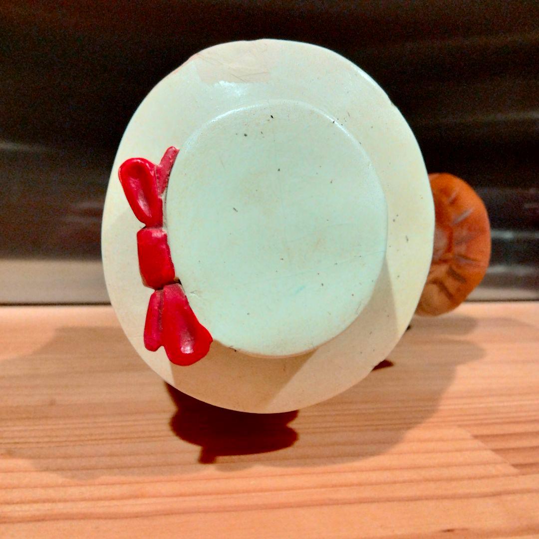 スペシャル　女性 ビンテージ　四つ目　4つ目　置物　ミッドセンチュリー　酔っ払い