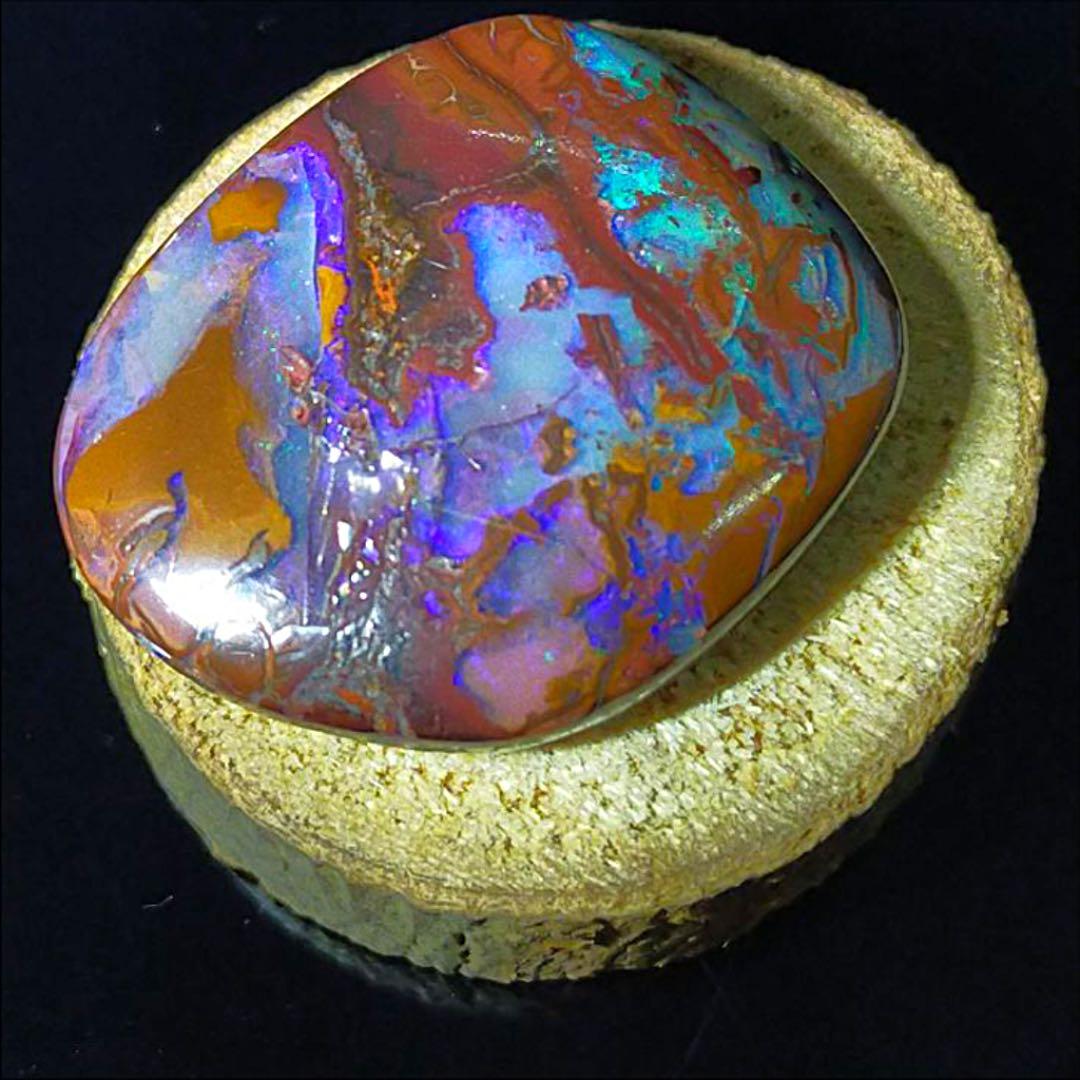 【オーストラリア産】ボルダーオパールのタンブル②